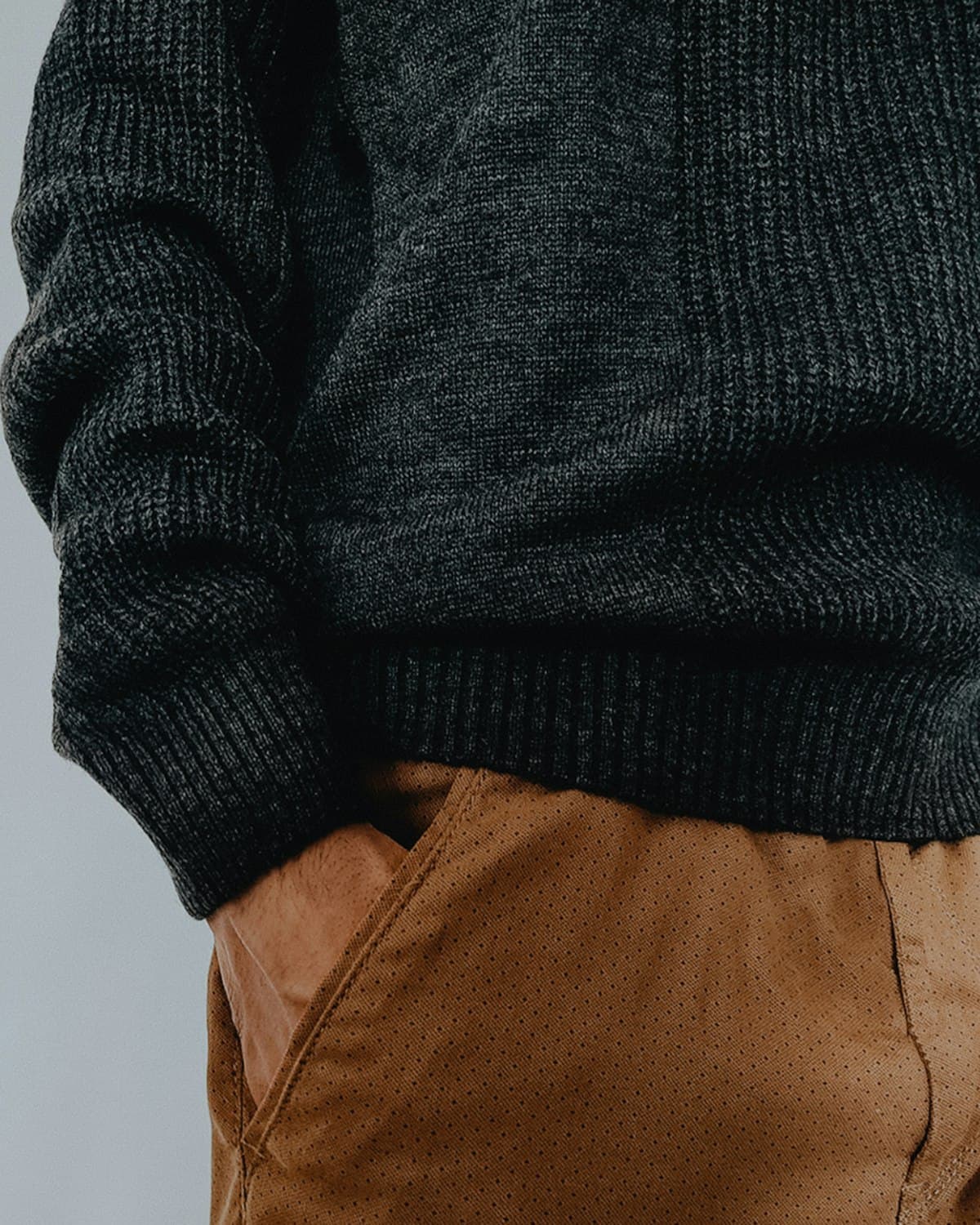 Textured knit pullover