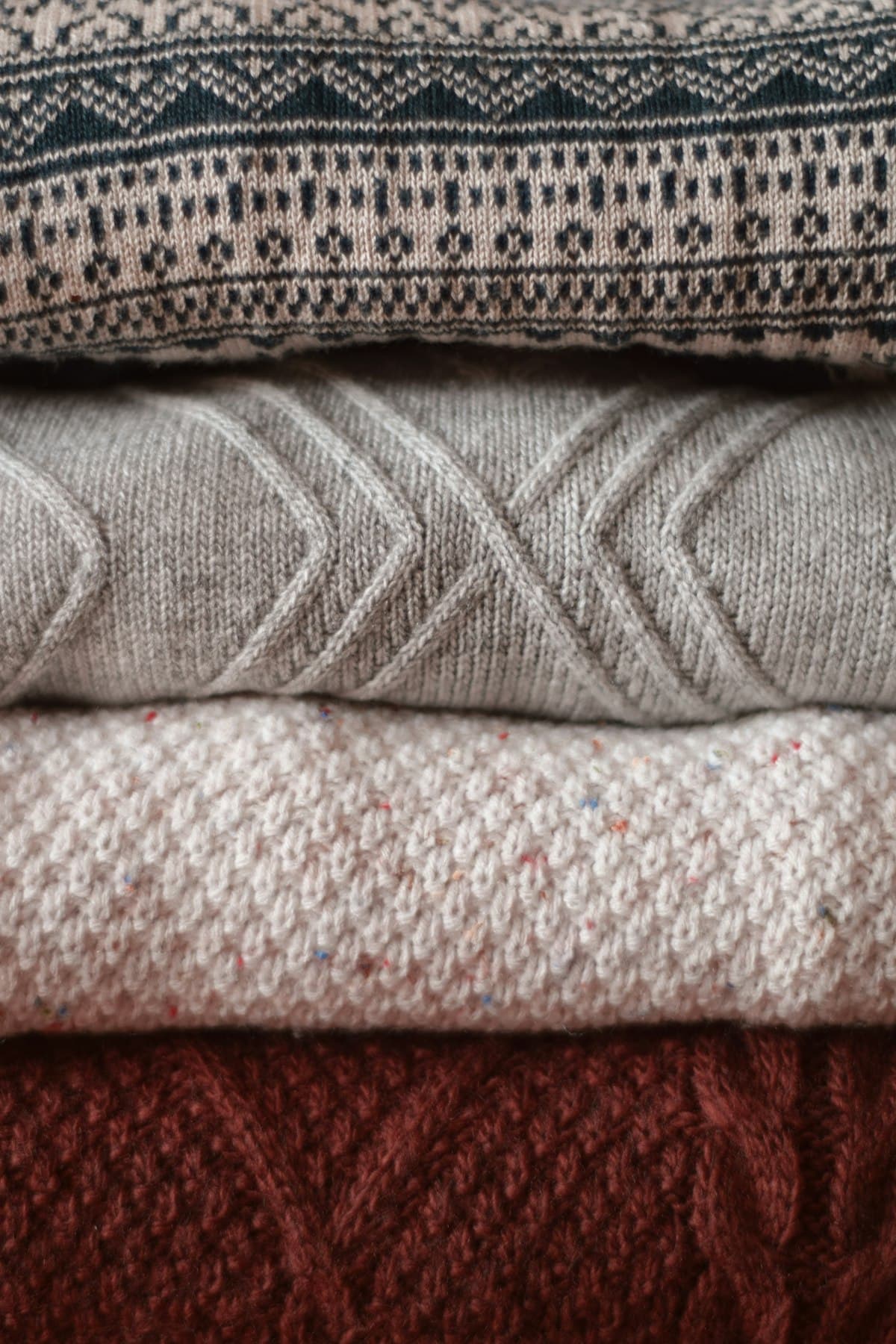 Chunky knit jumper